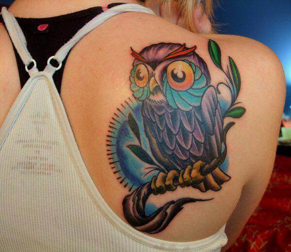 17 mejores tatuajes de búhos para mujeres