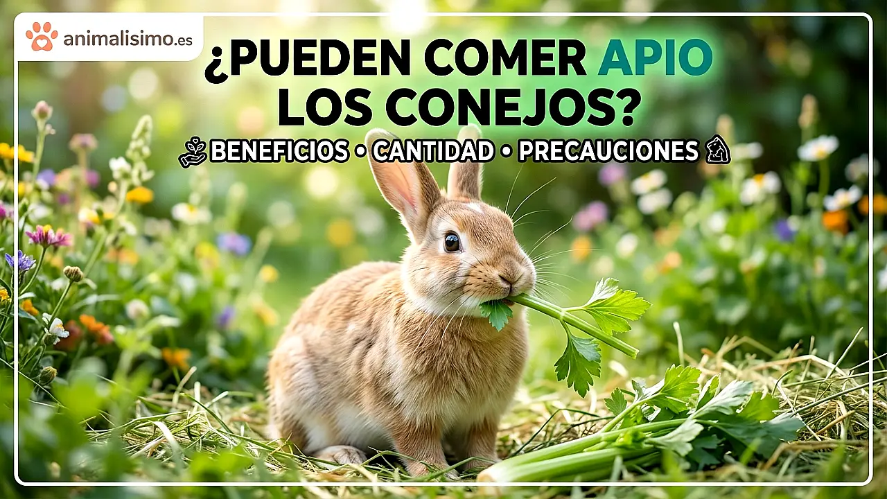 ¿Pueden los conejos comer apio? Beneficios, cantidad y precauciones