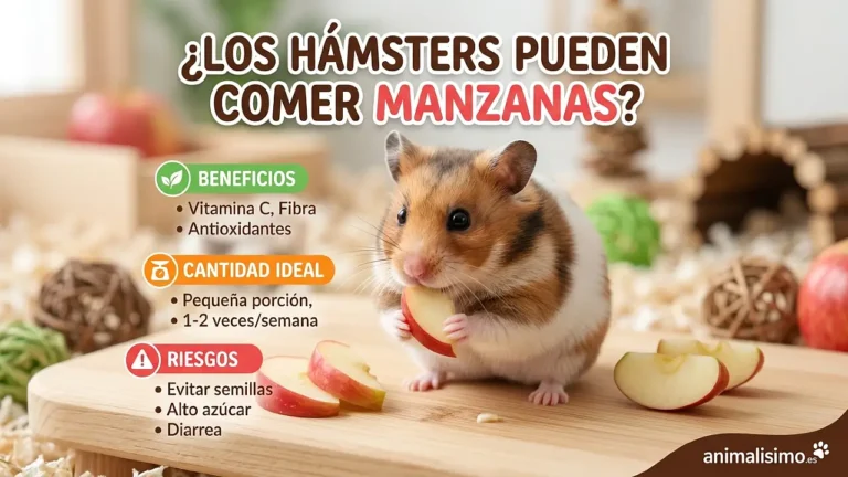 ¿Pueden los hámsters comer manzanas? Beneficios, cantidad y riesgos