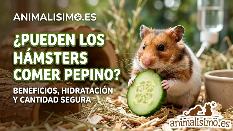 ¿Pueden los hámsters comer pepino? Beneficios, hidratación y cantidad segura